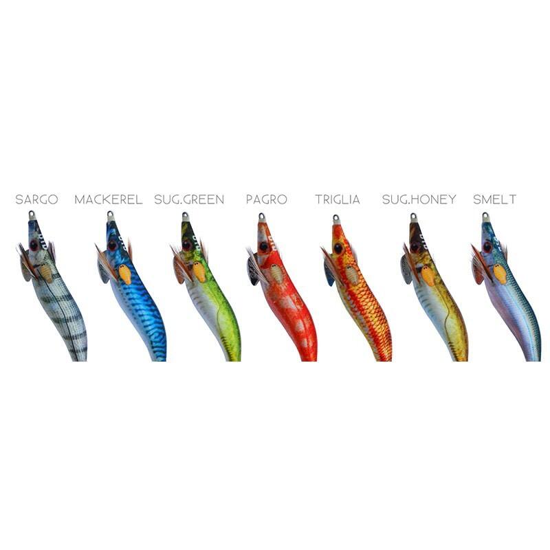 Squid Eging DTD REAL FISH EGI |COLOR SUGHERELLO HONEY |MM 96 2/3