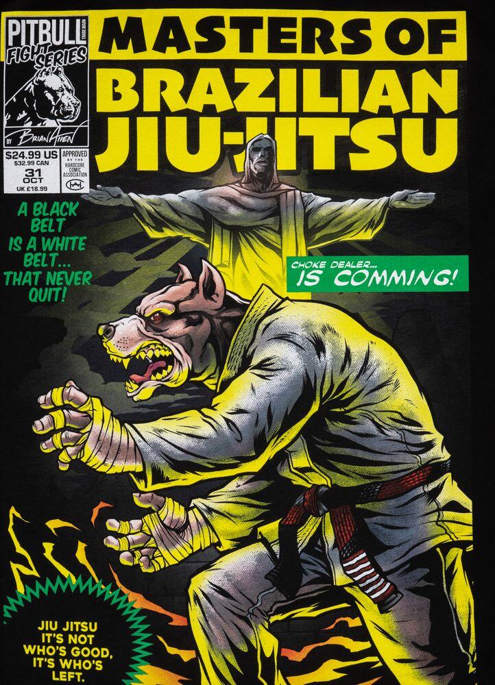 Koszulka sportowa męski Pitbull West Coast Master Of BJJ 5/6