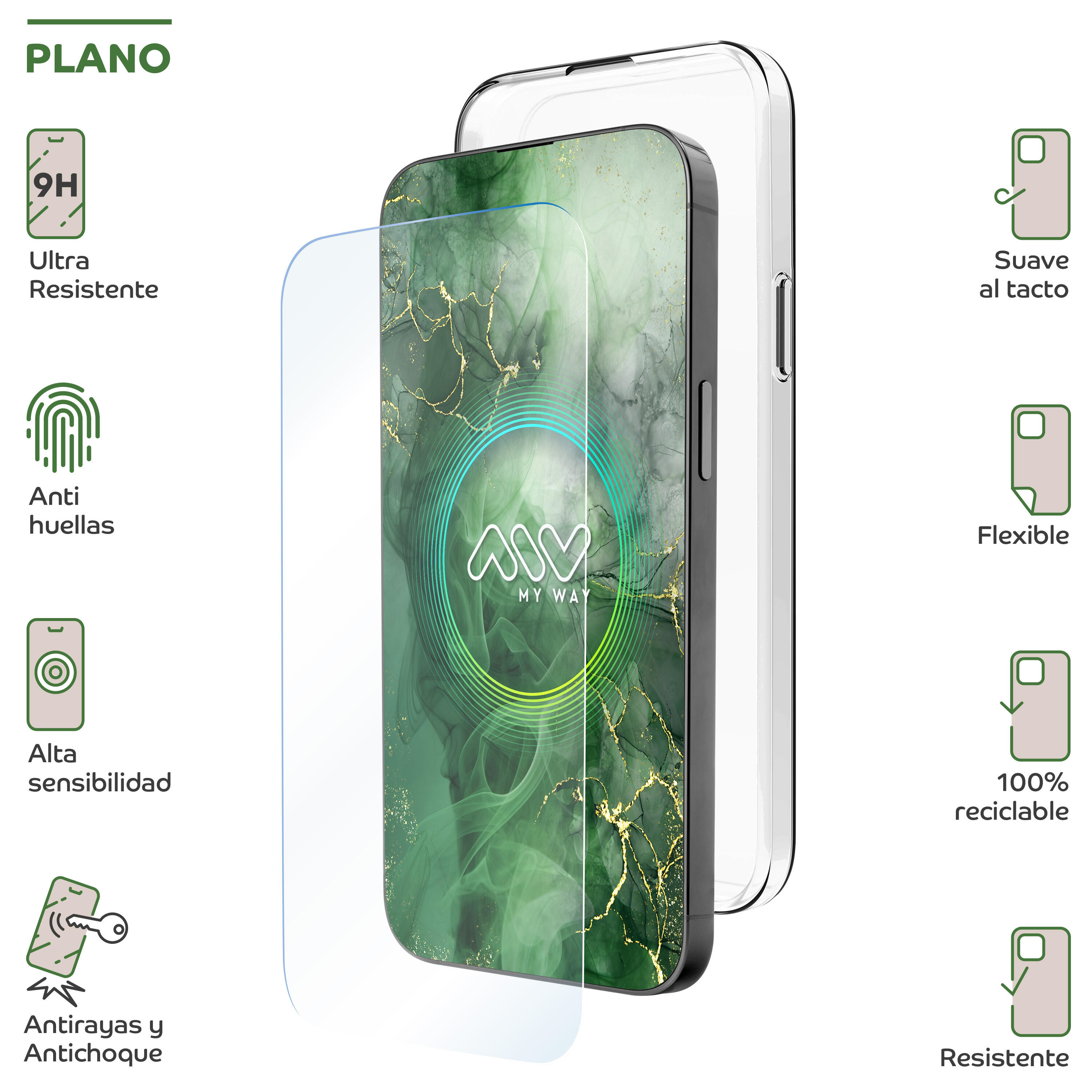myway funda compatible con Apple iPhone 16 Plus 2/2
