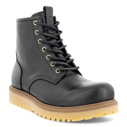 Ecco Staker Schnür Stiefel schwarz 217624 2/7