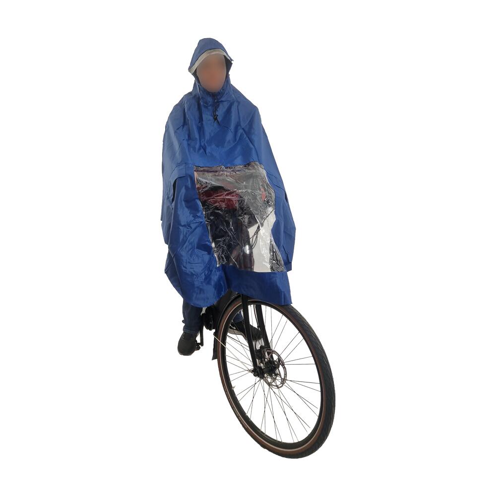 Hooodie - Hooodie Poncho Deluxe - Siège Vélo Enfant - Bleu - Taille Unique - Decathlon