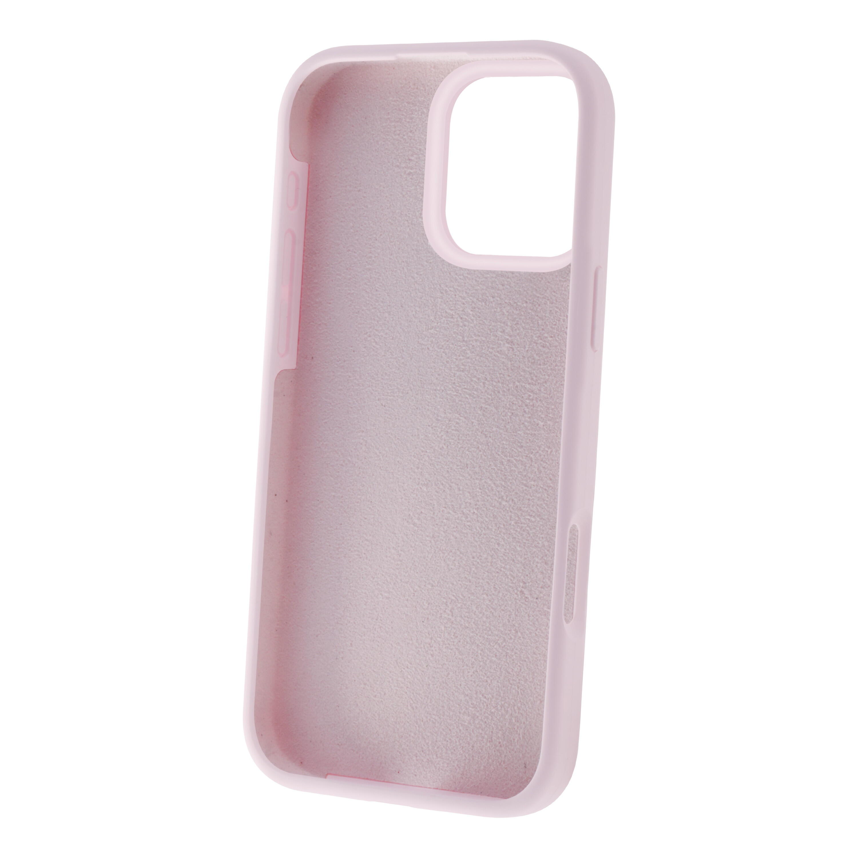 Funda Liquid Silicone compatible con Apple iPhone 16 Pro Max rosa 3/4