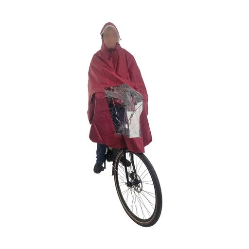 Hooodie - Hooodie Poncho Deluxe - Siège Vélo Enfant - Rouge - Taille Unique - Decathlon