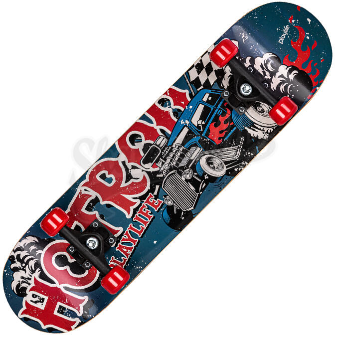 Skateboard Playlife Hotrod 2/5