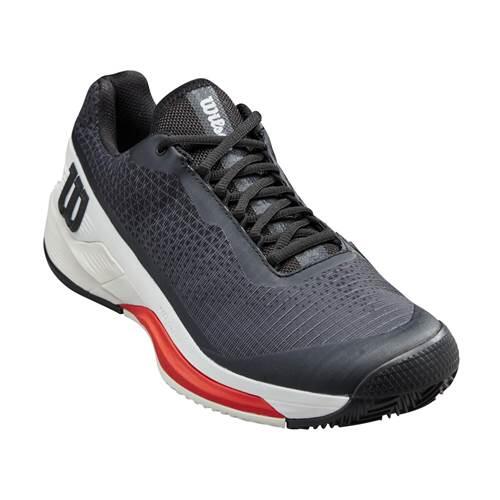 Wilson - Chaussures De Padel Femme Wilson Rush Pro 4.0 Clay Wrs329440 Noir Et Blanc - Chaussures De Sport - Noir - 41 1/3 - Decathlon