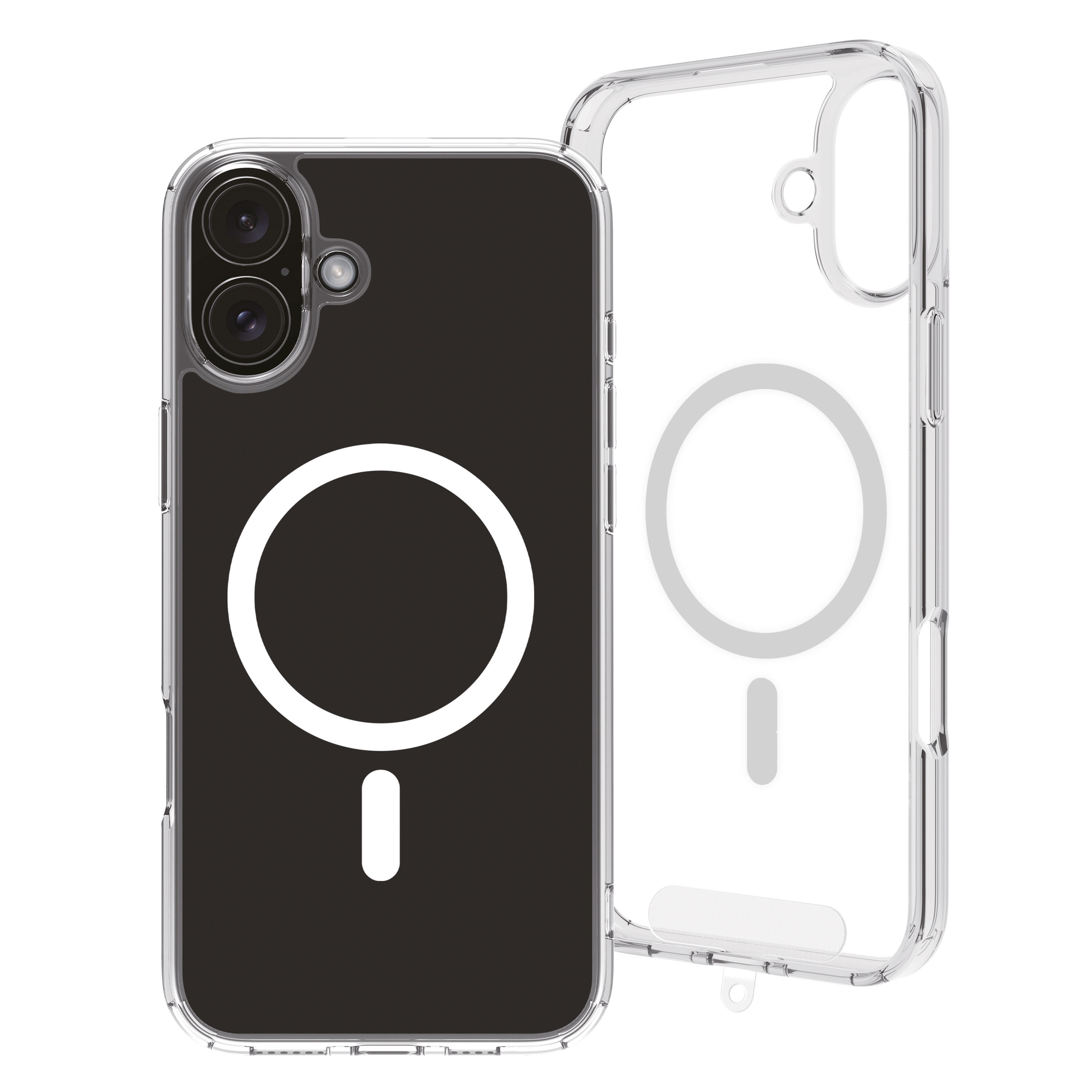 Funda recycletek Magsafe compatible con Apple iPhone 16 Plus transparente 4/4