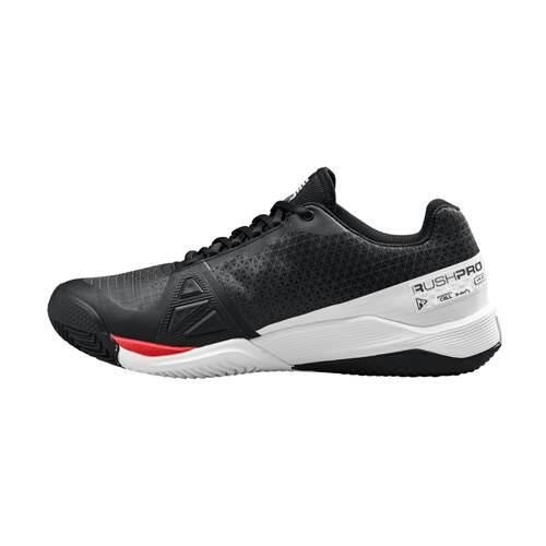 Wilson Rush Pro 4.0 Clay Wrs329440 Padelschuhe In Schwarz Und Weiss Für Damen 4/5