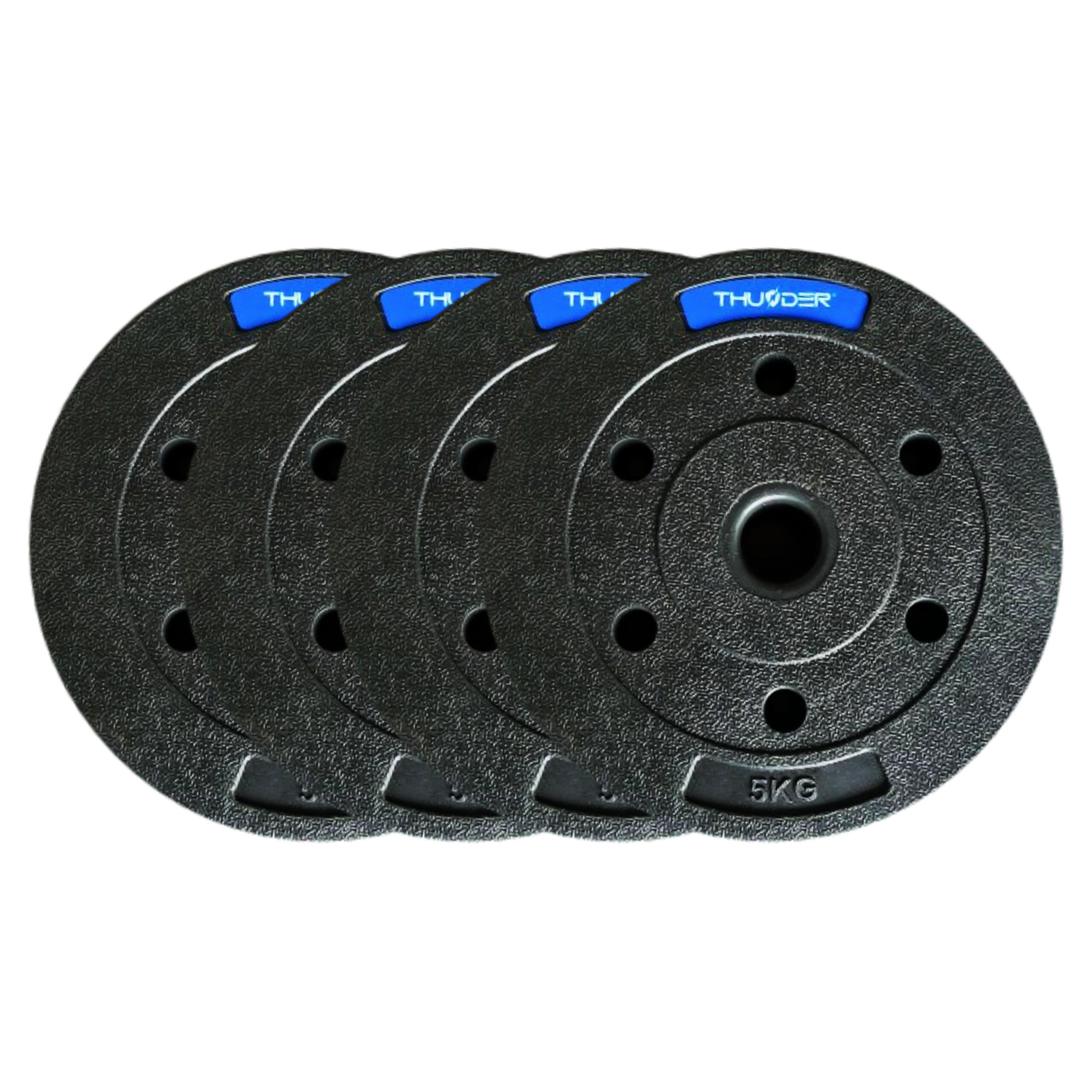 THUNDER Composite gewichten set Thunder SET-B-01-20KG (4x5kg)