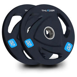 Ensemble de poids olympiques SET-O-05-40KG (2x20 kg)