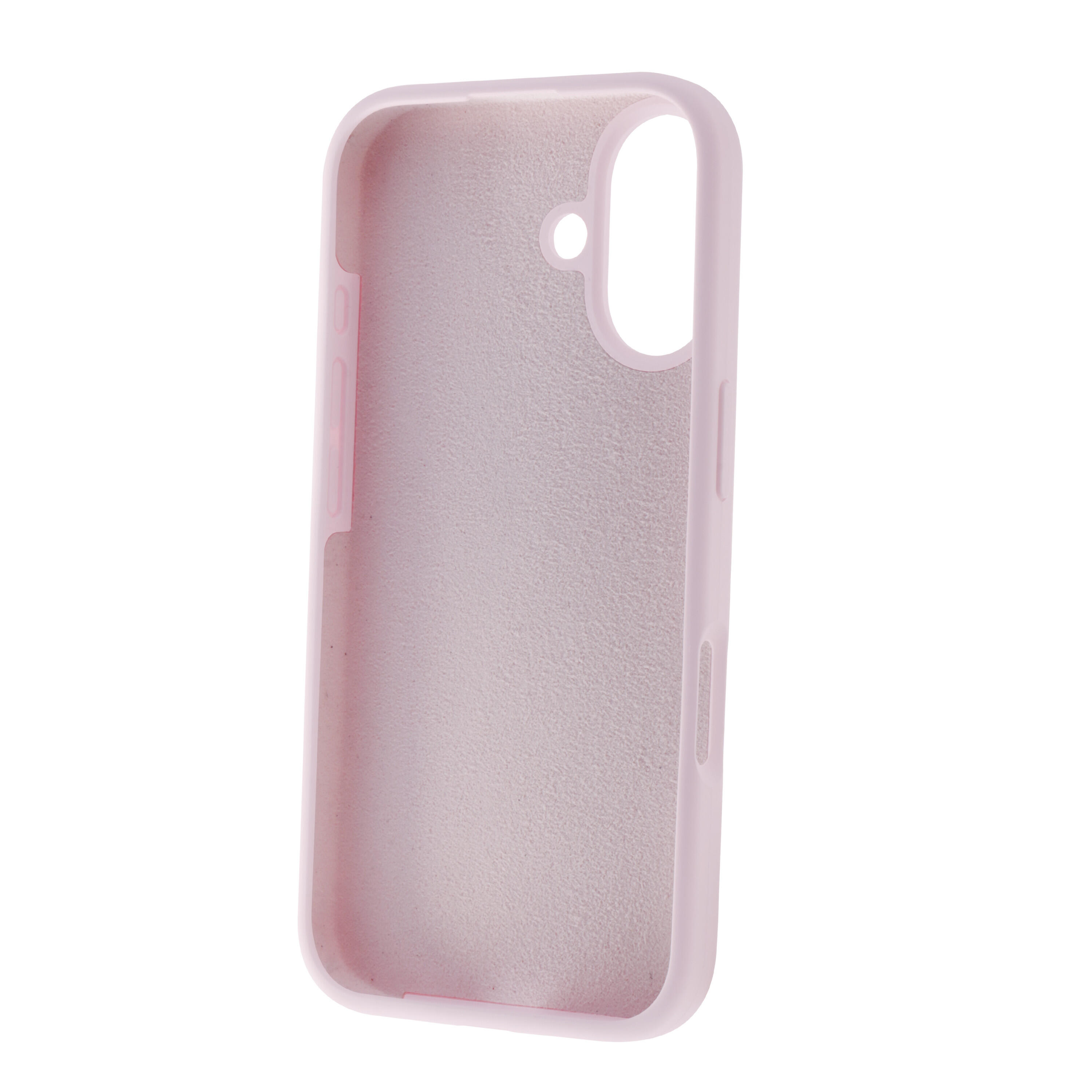 Funda recycletek Liquid Silicone compatible con Apple iPhone 16 rosa 4/4