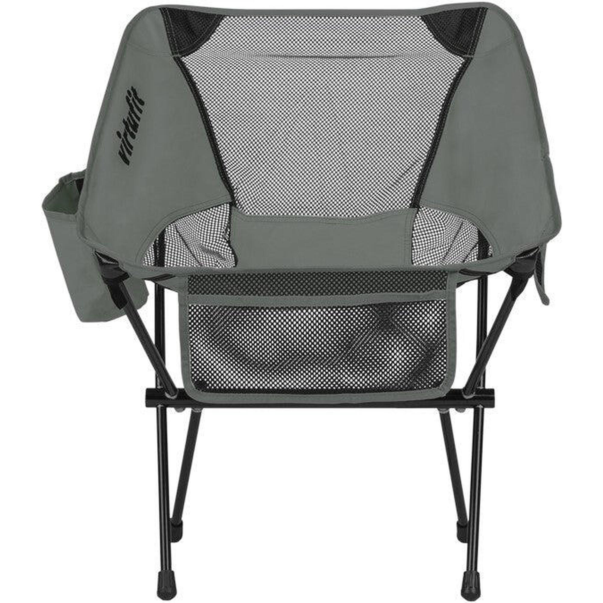 Scaun de camping/plaja  VirtuFit Compact -  Gri