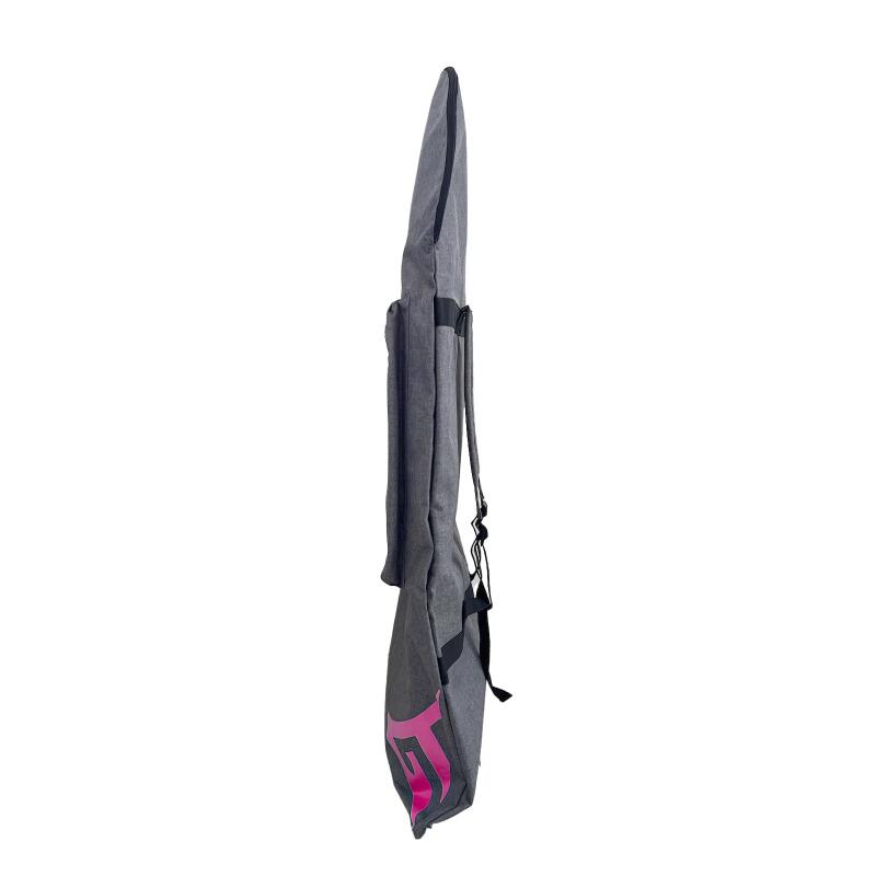 Funda GT para 2 tablas de bodyboard para uso diario gris/rosa 3/4