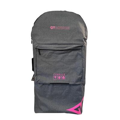 Hoes gt voor 2 bodyboards voor dagelijks gebruik grijs/roze