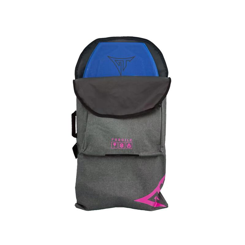 Funda GT para 2 tablas de bodyboard para uso diario gris/rosa 4/4