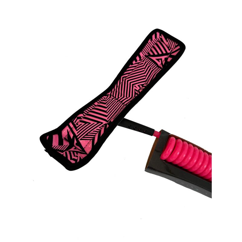 Leash de bodyboard GT Ultra-Resistente para Bicep de 9mm em Rosa/Preto