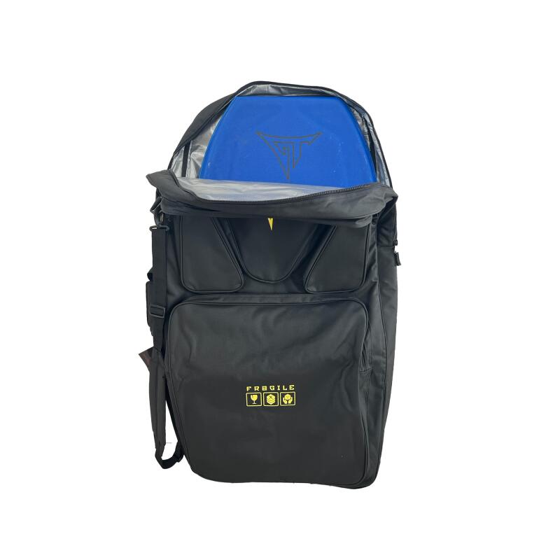 Funda de viaje GT para 3 tablas de bodyboard/accesorios negro/lima 5/5