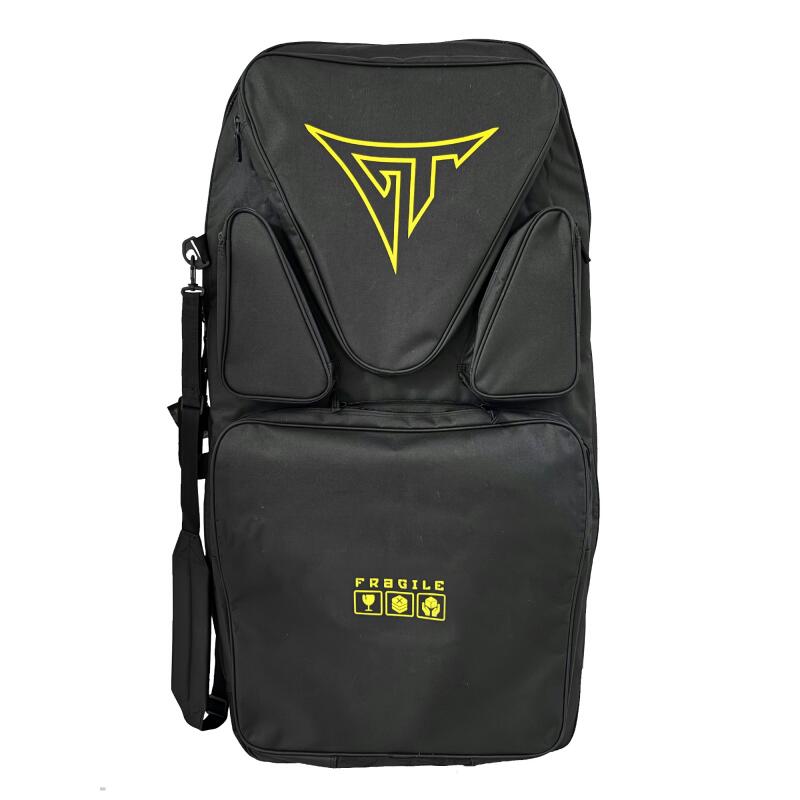 GT travel bag for 3 bodyboards/accessories, black/lime