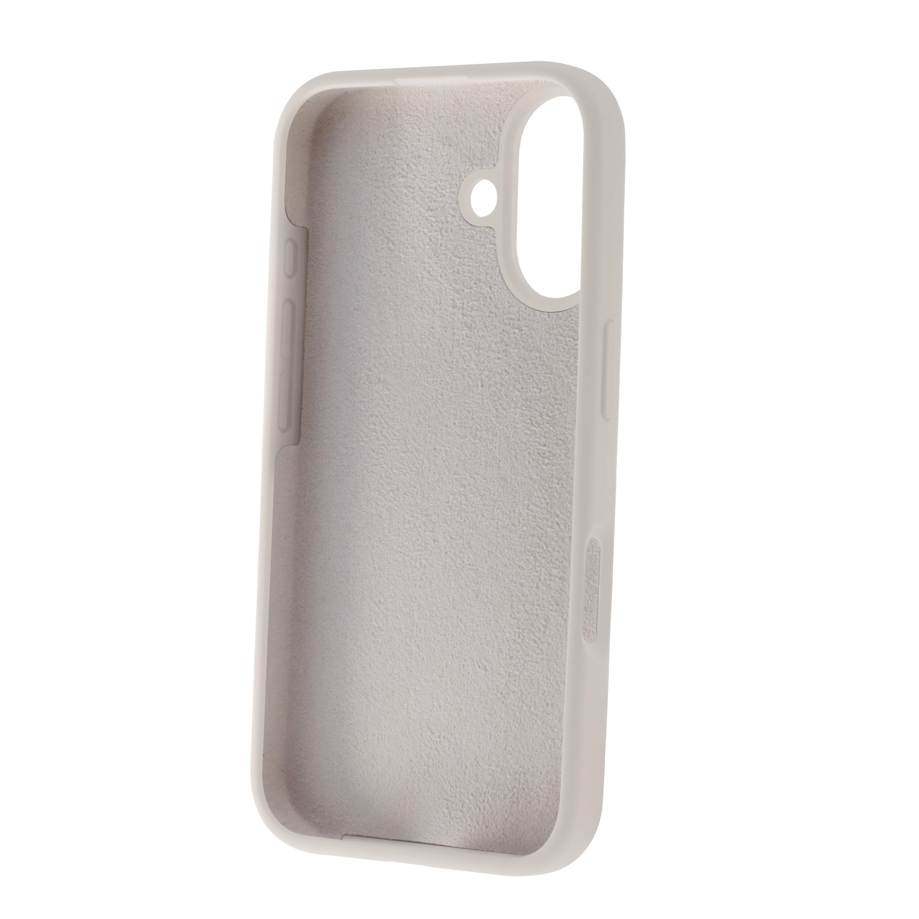 Funda recycletek Liquid Silicone compatible con Apple iPhone 16 nude 3/4
