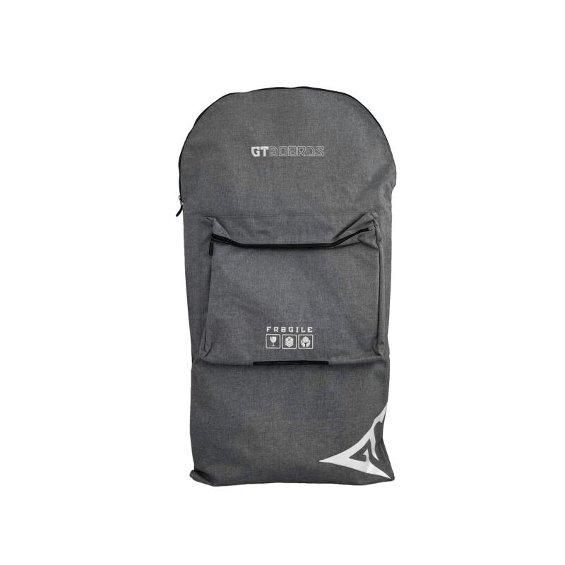 Capa GT para 2 pranchas de bodyboard de uso diário cinza/branco