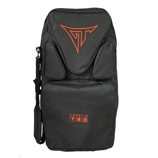 Borsa da viaggio GT per 3 tavole da bodyboard/accessori nero/arancione