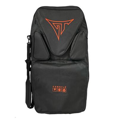 Reistas gt voor 3 bodyboards/accessoires zwart/oranje