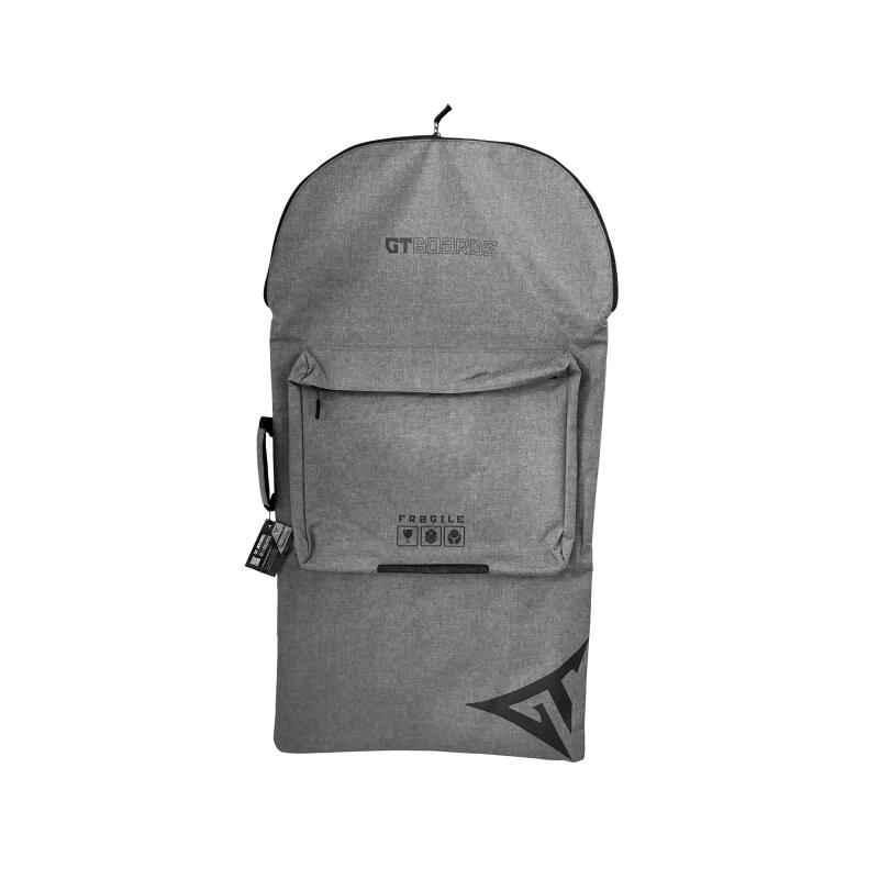 Capa GT para 2 pranchas de bodyboard de uso diário cinza/preto
