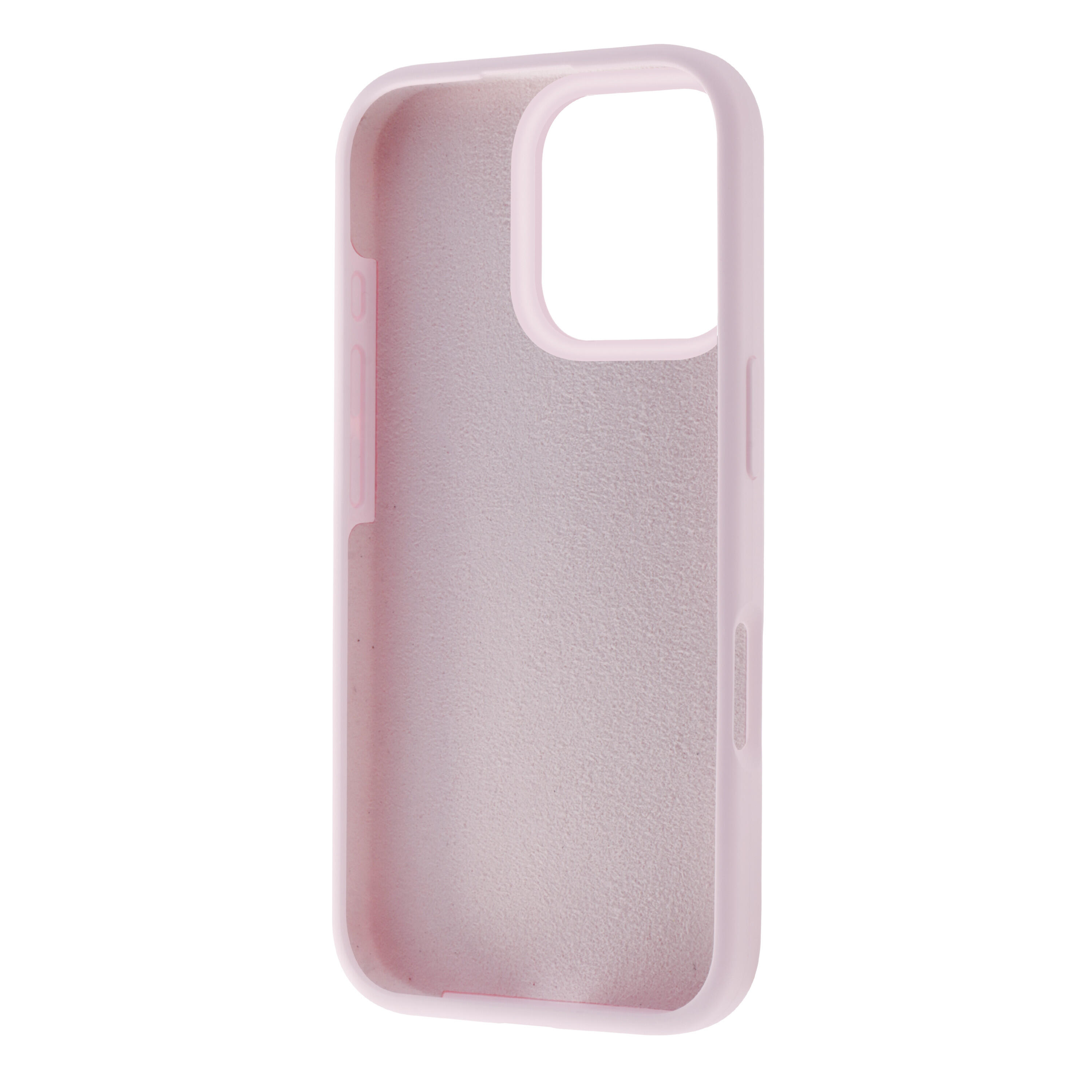 Funda recycletek Liquid Silicone compatible con Apple iPhone 16 Pro rosa 3/4