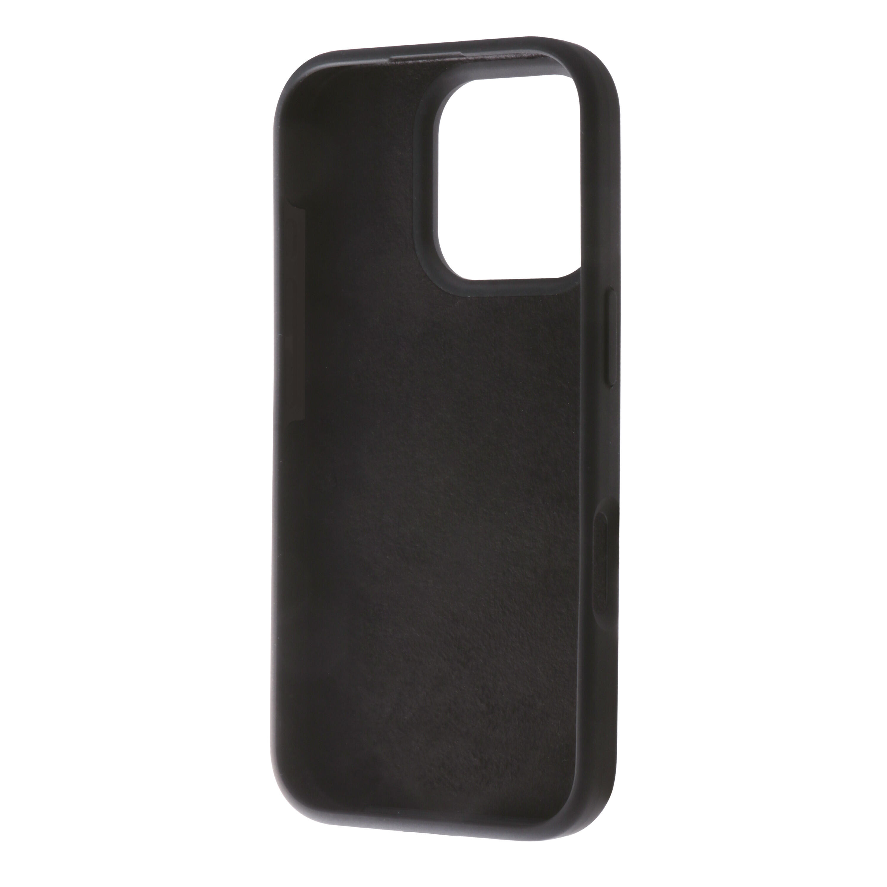 Funda recycletek Liquid Silicone compatible con Apple iPhone 16 Pro negra 3/4