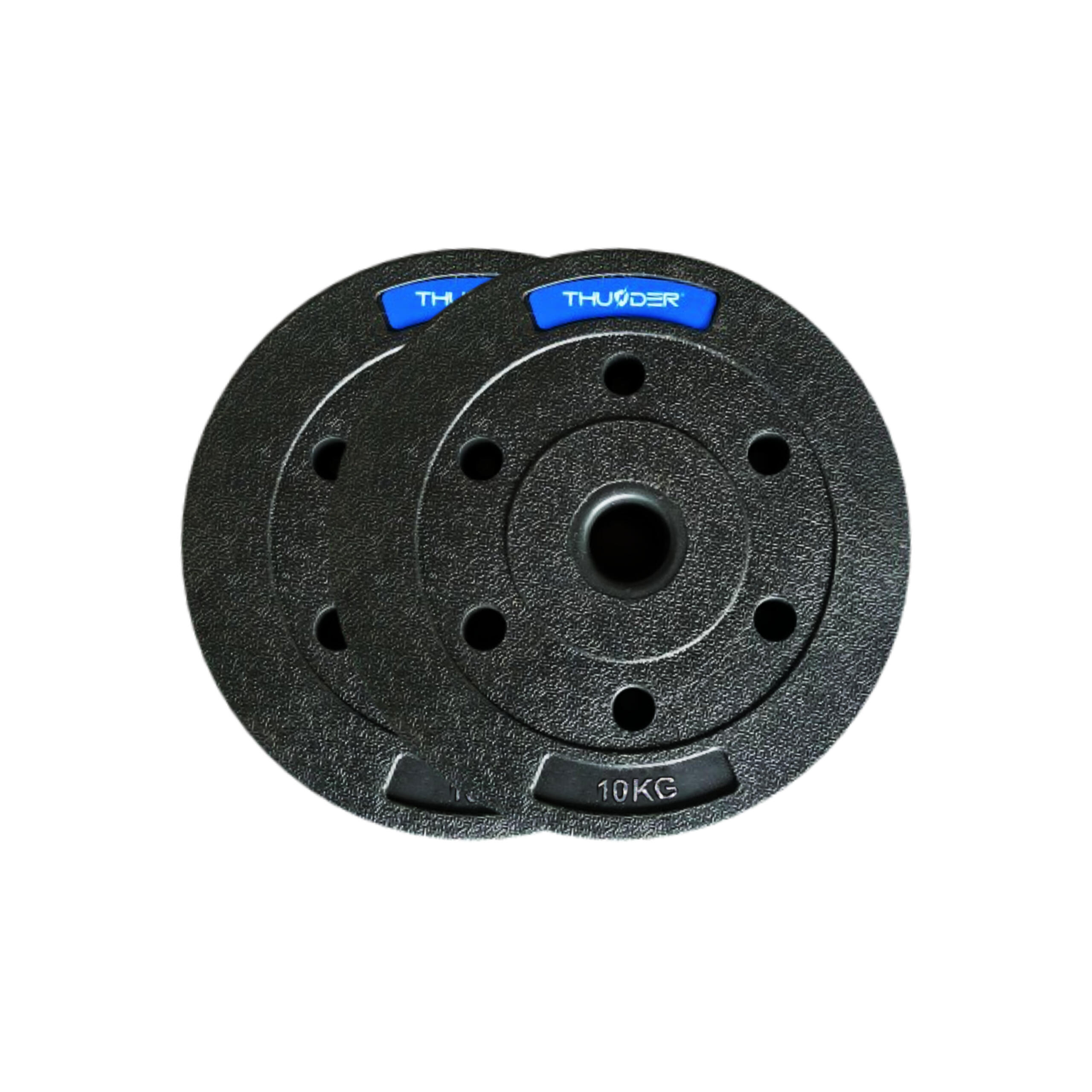 Conjunto de pesos compostos thunder set-b-02-20kg (2x10kg)