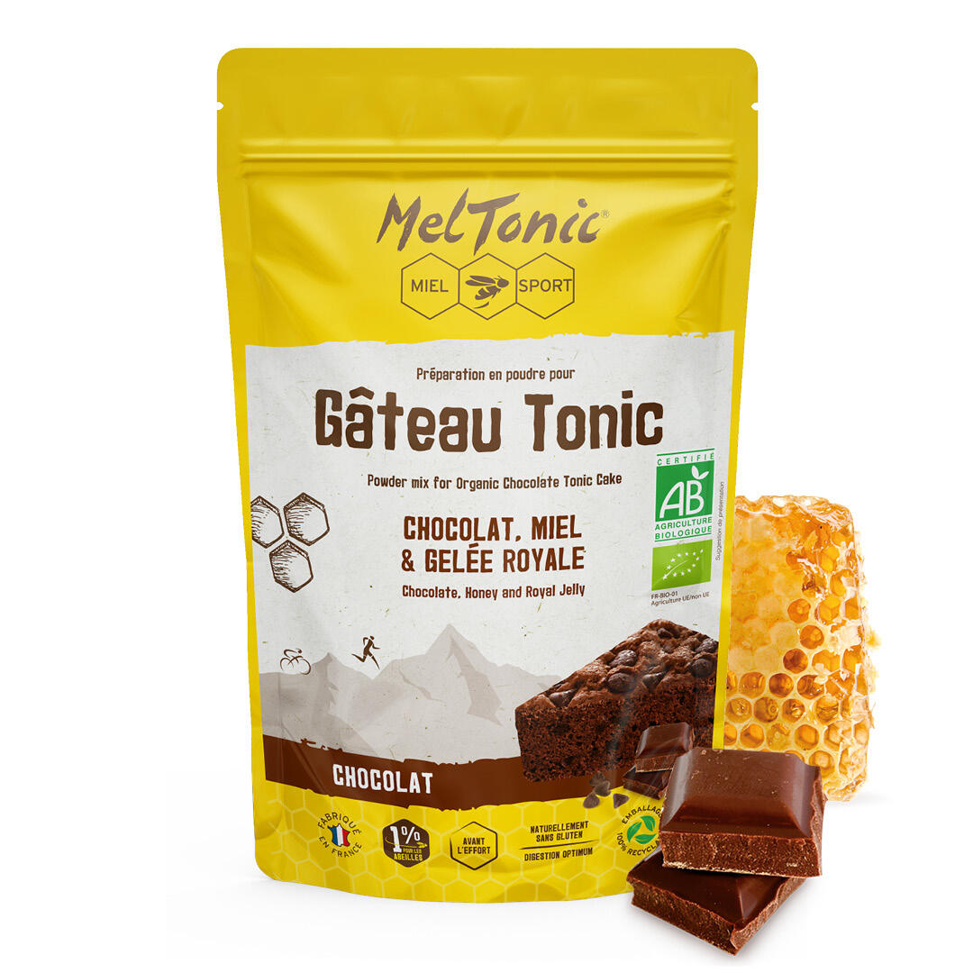 Meltonic - Gateau Energetique Bio - Chocolat Miel Gelee Royale - Gateau Énergétique - 350 G - Decathlon