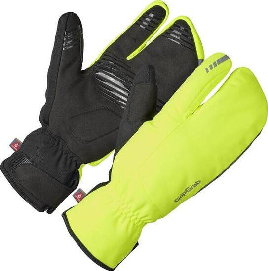 Fietshandschoenen Windproof Unisex Maat XL - Nordic 2 Lobster Yellow Hi-Vis