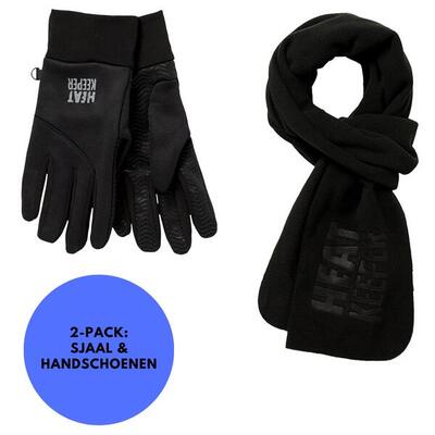 Heatkeeper - thermo set unisex - sjaal/handschoenen