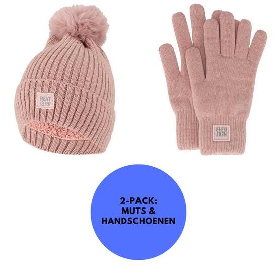 Completo termico da donna: guanti e cappello grigio taglia unica.