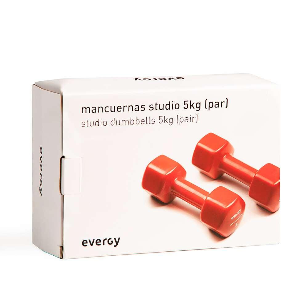 Mancuernas Studio Evergy 5kg Home (PAR) Pesas Vinilo 5kg 4/7