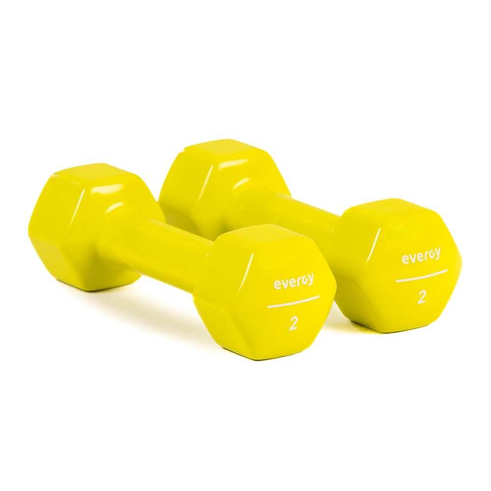 EVERGY Mancuernas Studio Evergy 2kg Home (PAR) Pesas Vinilo 2kg