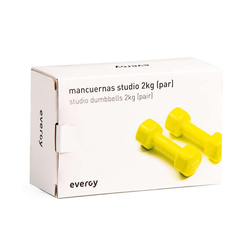 Mancuernas studio evergy 2kg home (par) vinilo 3/7