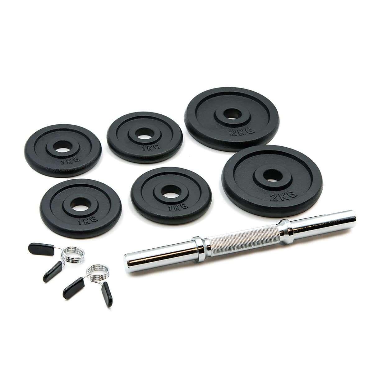 EVERGY Set Mancuernas Evergy Home 10 kg Mancuerna Ajustable