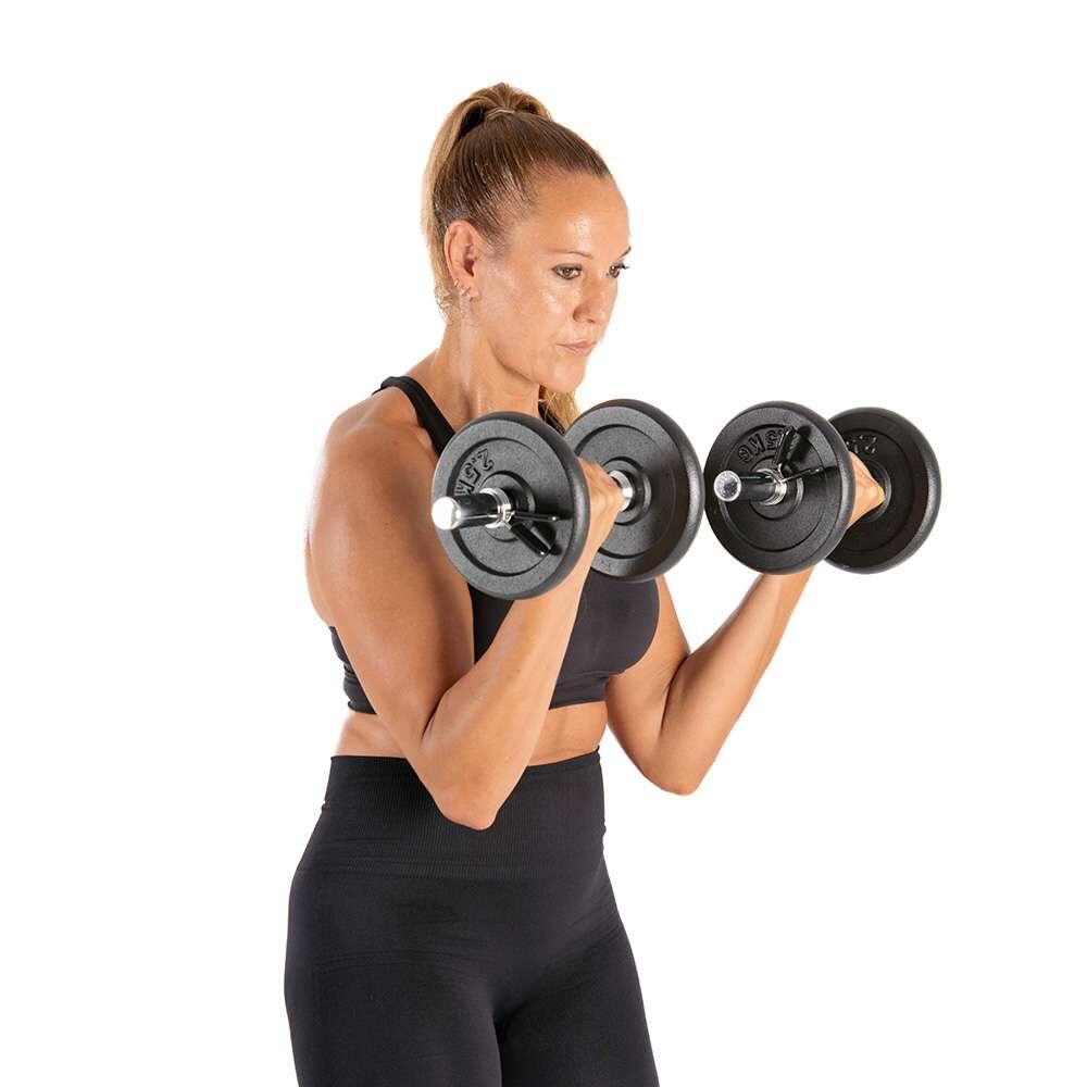 Set Mancuerna 10kg ajustable 3/7