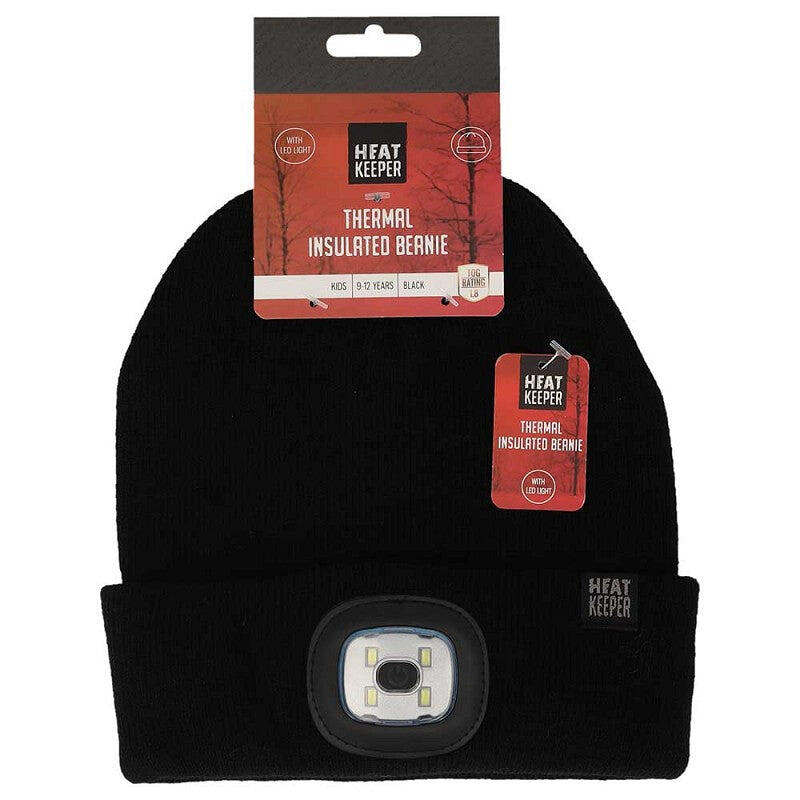 Heatkeeper - Thermo set kids - Bonnet + lumière LED / Gants - Noir 5/7