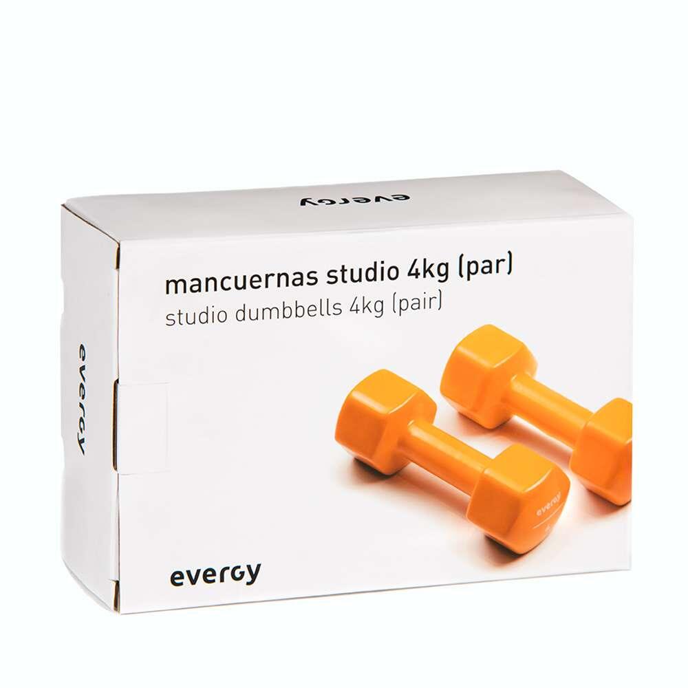 Mancuernas studio evergy 4kg home (par) vinilo 4/6