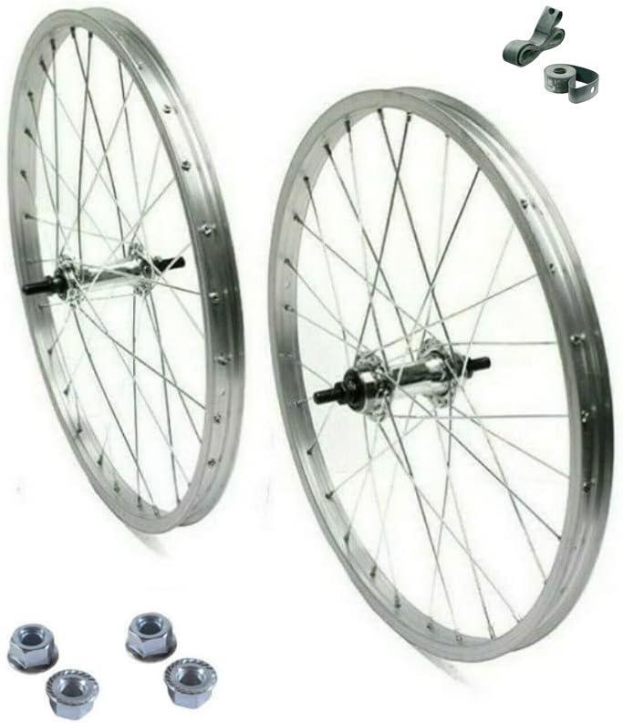 MADICKS COPPIA RUOTA / CERCHIO ANTERIORE + POSTERIORE 20 X 1.75 BICI ATTACCO STAND