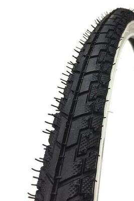 COPERTONE 700 X 35 C (28 5/8 1/8) BIANCO/NERO PER BICI 28" BICICLETTA PNEUMATICO