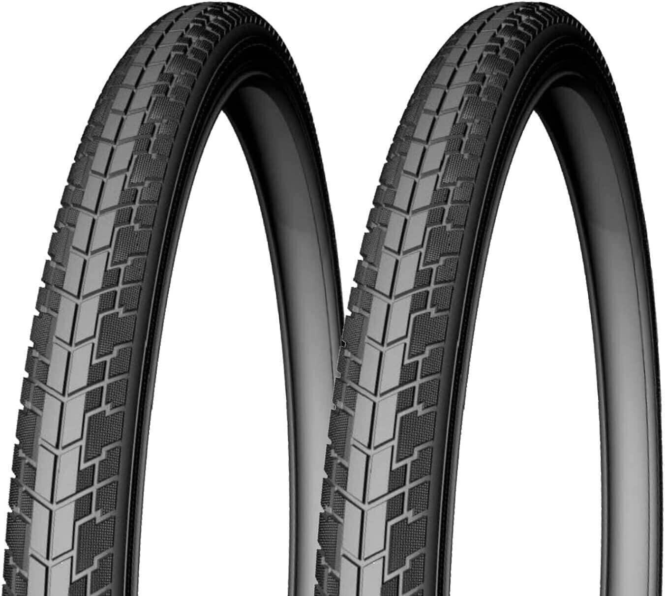 MADICKS COPPIA COPERTONI 700x35C-NERO PER BICI 28" BICICLETTA-PNEUMATICI GOMMA - BIKES