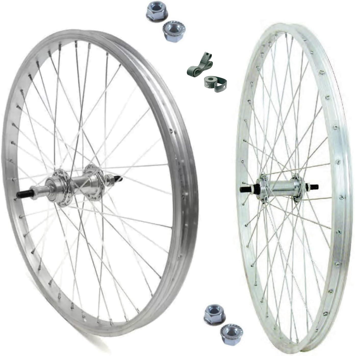 MADICKS COPPIA RUOTA / CERCHIO ANTERIORE + POSTERIORE 26 X 1.75 BICI 6 o 7 VELOCITÀ + DA
