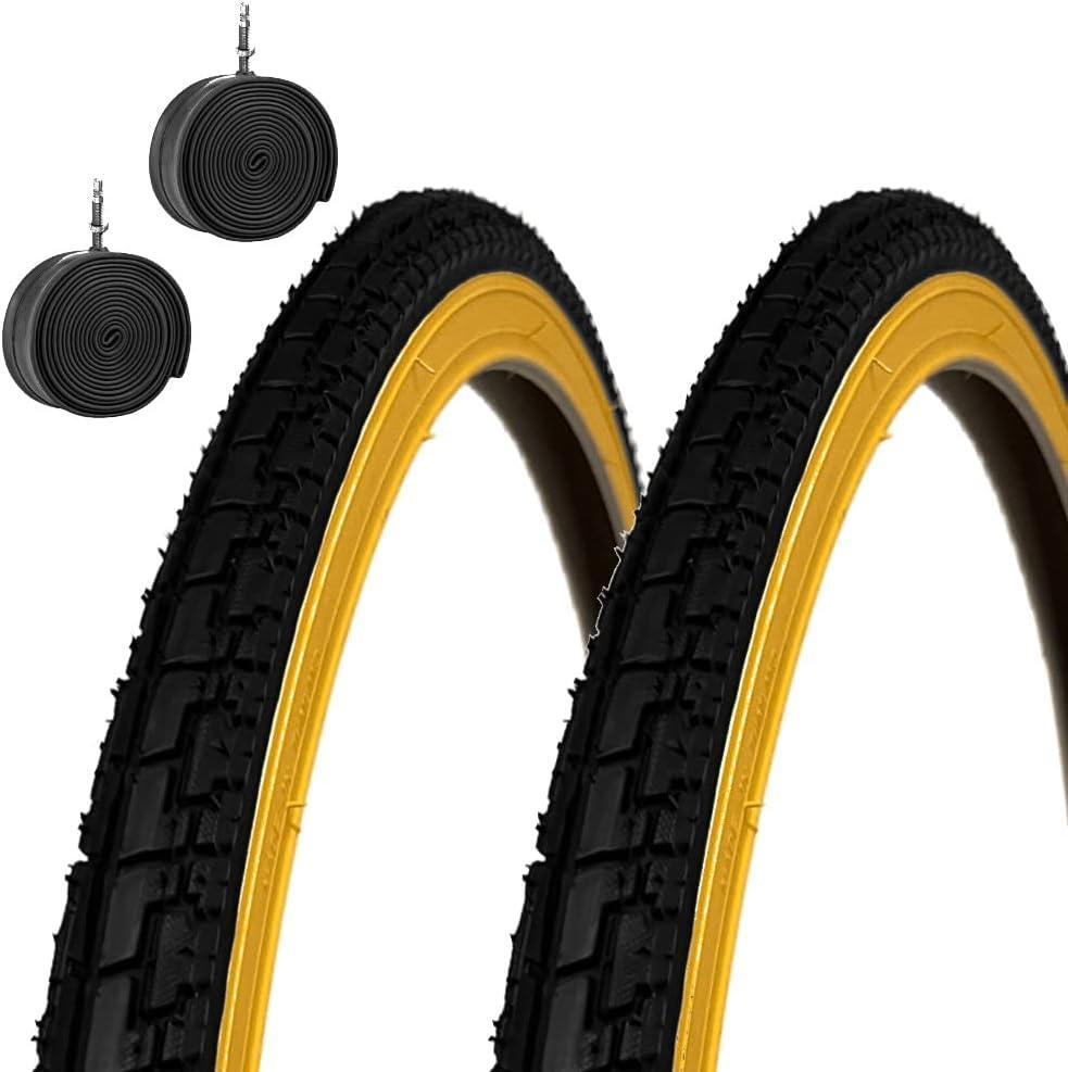 MADICKS COPPIA COPERTONE 700 X 35 C (28 5/8 1/8) + CAMERE NERO/PARA PER BICI 28" BIKE