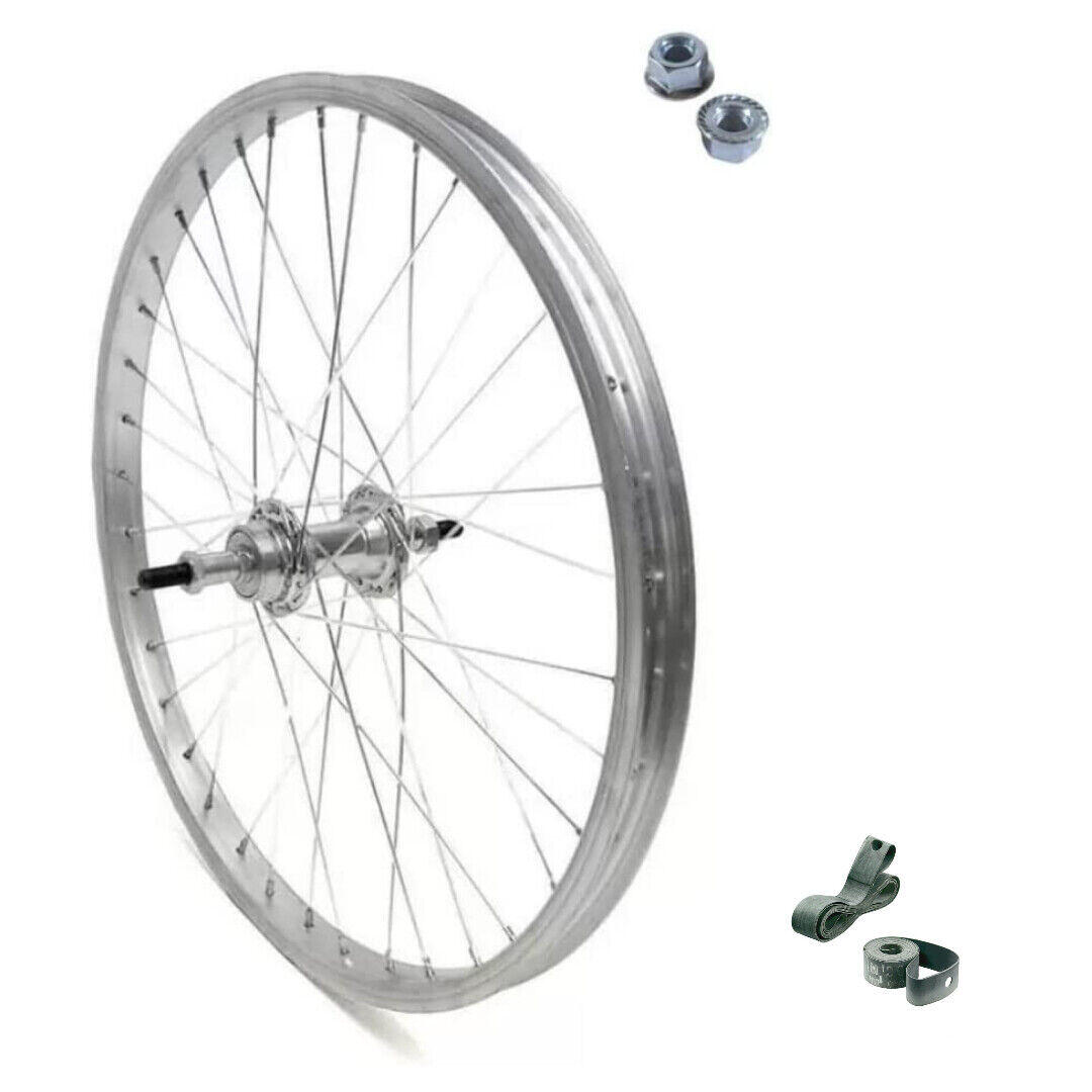 MADICKS RUOTA POSTERIORE BICI 28 x 1.75 ALLUMINIO + DADI E FLAP-6/7 VELOCITA - BICICLETT