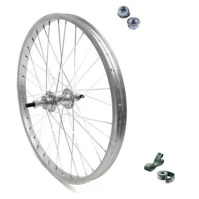 RUOTA POSTERIORE BICI 28 x 1.75 ALLUMINIO + DADI E FLAP-6/7 VELOCITA - BICICLETT
