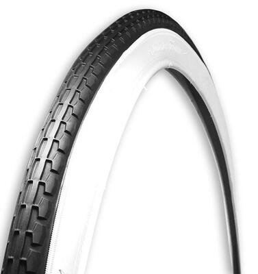 COPERTONE 24 X 1.75 - BIANCO/ NERO PER BICI 24" BICICLETTA PNEUMATICO GOMMA BIK