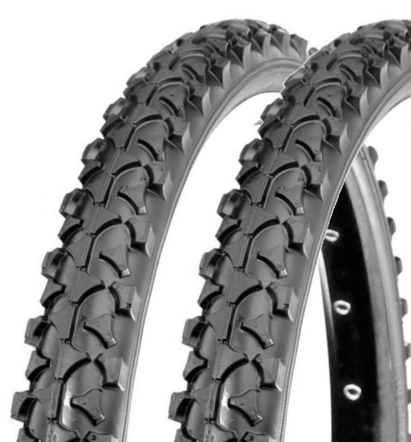 MADICKS Coppia Copertoni 26 X 1.95 (50-559) Nero Per Bici Mtb Bicicletta Pneumatico Bike