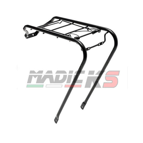 Portapacchi Posteriore Nero Per Bici 24" / 26" / 28" Da Passeggio Bicicletta